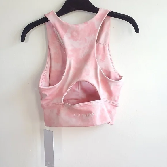 All Fenix Blush Tie Dye Longline Sports Bra NWT XS - Picture 4 of 9
